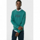 ECOALF Jerséis y Sudaderas Sudadera Great B Aqua Green