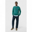 ECOALF Jerséis y Sudaderas Sudadera Great B Aqua Green