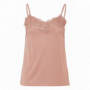 ICHI Camisetas Mujer Top Like Rosa