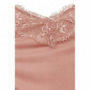 ICHI Camisetas Mujer Top Like Rosa