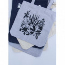 ECRU Bolsa Tote Bag Pol Montserrat Plantas