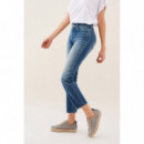 SALSA JEANS Vaqueros Mujer Vaqueros Bliss Cigarette de Lavado Medio