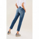 SALSA JEANS Vaqueros Mujer Vaqueros Bliss Cigarette de Lavado Medio
