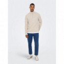 ONLY&SONS Vaqueros Hombre Vaqueros Corte Cropped Azul