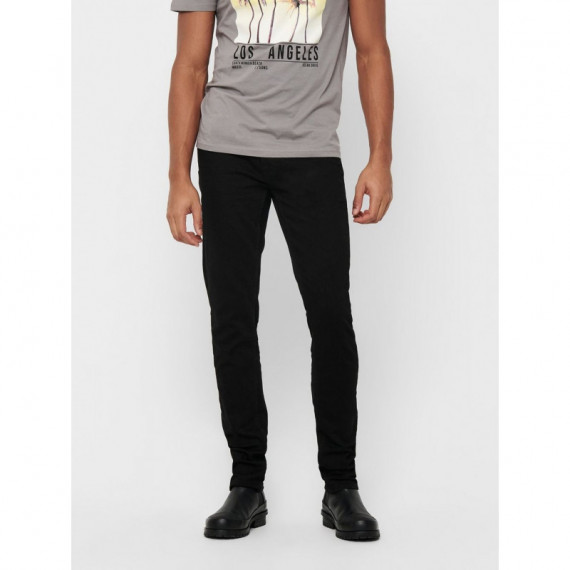 ONLY&SONS Pantalones Vaqueros Negros Loom
