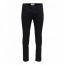 ONLY&SONS Pantalones Vaqueros Negros Loom
