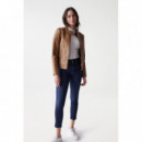 SALSA JEANS Vaqueros Mujer Vaqueros Push In Secret Cropped Skinny