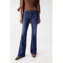 SALSA JEANS Vaqueros Mujer Vaqueros Push Up Wonder Flare con Cinturón