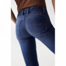 SALSA JEANS Vaqueros Mujer Vaqueros Push Up Wonder Flare con Cinturón