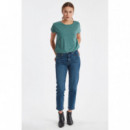 Vaqueros Mujer Vaqueros ICHI Rectos Twiggy Raven