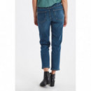 Vaqueros Mujer Vaqueros ICHI Rectos Twiggy Raven