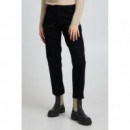 ICHI Vaqueros Mujer Vaqueros Rectos Twiggy Raven