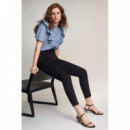SALSA JEANS Pantalones Vaqueros Secret Glamour Capri True Black