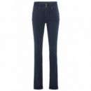 SALSA JEANS Vaqueros Mujer Vaqueros Salsa Secret Push In Slim Straight en Denim