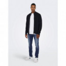 Vaqueros Hombre Vaqueros ONLY&SONS Slim Dark Blue Loom