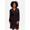 SUGARHILL BRIGHTON Vestidos Vestido Camisero Zadie Black Celestial Nights