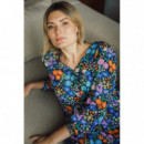 SUGARHILL BRIGHTON Vestidos Vestido Melanie MIDI Smock Multi Busy Floral