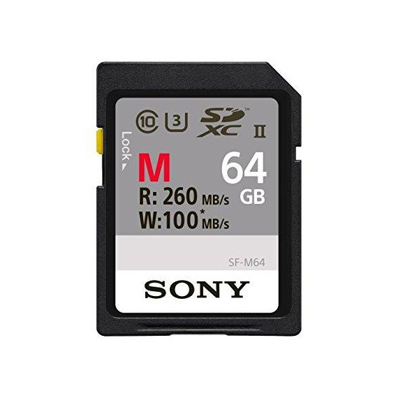 Tarjeta de Memoria SONY Sd Uhs-ii Serie Sf-m 260MB/S 64GB