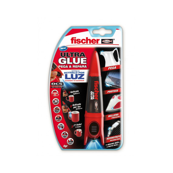 Peg.fischer Ultra Glue -4G Act.por Luz  FISCHER