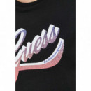 Camiseta Shaded Logo de GUESS