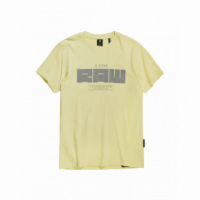 G-STAR RAW DENIM Camisetas Hombre Camiseta Raw Graphic Slim Lemonade
