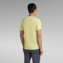 G-STAR RAW DENIM Camisetas Hombre Camiseta Raw Graphic Slim Lemonade