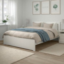 Songesand Cama 140X200 Blanco  IKEA