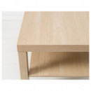 Lack Mesa Centro 90X55 Efecto Roble Tinte Blanco  IKEA