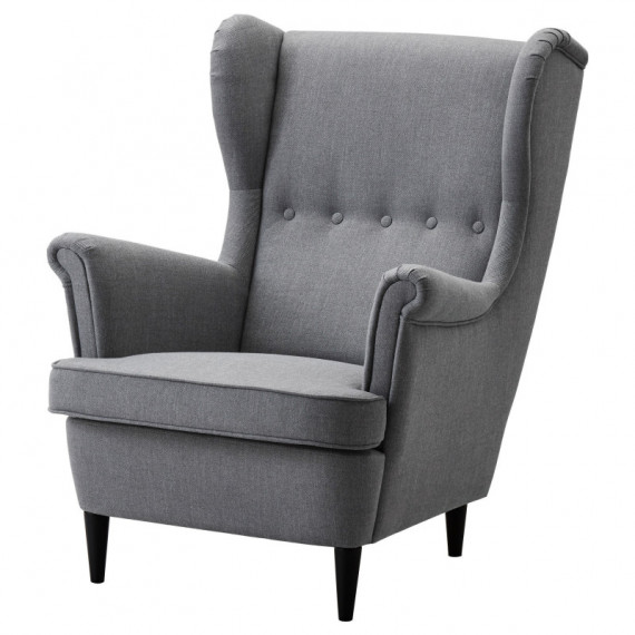 Strandmon Sillon Orejero Nordvalla Gris Oscuro  IKEA