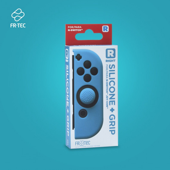 Funda Silicona + Grip For Joy-cont Derecho Azul para Switch  BLADE