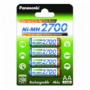PANASONIC Pilas Recargables Pack 4 Unidades Aa NI-MH2700