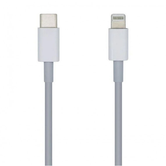 AISENS Cable Usb-c a Lightning 1 M Blanco