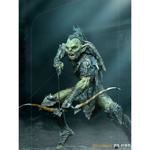 Figura Orco Archer 16 Cm el Señor de los Anillos 1/10 Bds Art Scale  IRON STUDIOS