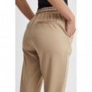 Pantalones ICHI Kate Cropped Tannin