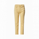 Pantalones Vaqueros de Mujer SALSA JEANS True Cropped Slim Amarillo