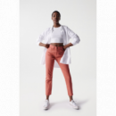 Pantalones Vaqueros de Mujer SALSA JEANS True Cropped Slim Rosa