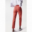 Pantalones Vaqueros de Mujer SALSA JEANS True Cropped Slim Rosa