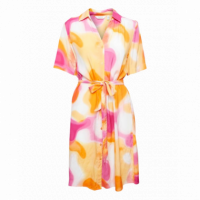 B-YOUNG Vestidos Vestido Camisero B.young Estampado Raspberry Rose - Guanxe Atlantic Marketplace