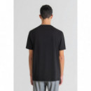 Camiseta Regular Fit de Suave Tejido de Punto de Algodón de ANTONY MORATO