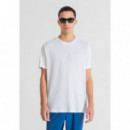 Camiseta Regular Fit de Suave Tejido de Punto de Algodón de ANTONY MORATO