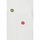 Camisetas Mujer Camiseta ICHI Camino Cloud Dancer