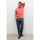 Jerséis y Sudaderas Jersey ECOALF de Hombre Ciruelo Coral