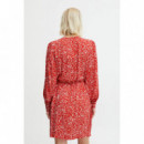 Vestidos Vestido ICHI Carolina Poppy Red