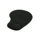 OMEGA Alfombrilla Gel con Reposamuñecas Negra