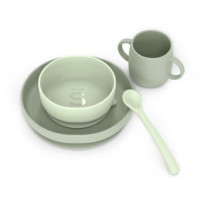 Vajilla Infantil Silicona SUAVINEX Verde