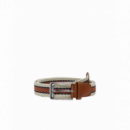 ONLY&SONS Cinturones Cinturón de Hombre Only & Sons Linus Braided Stripe Moonstruck