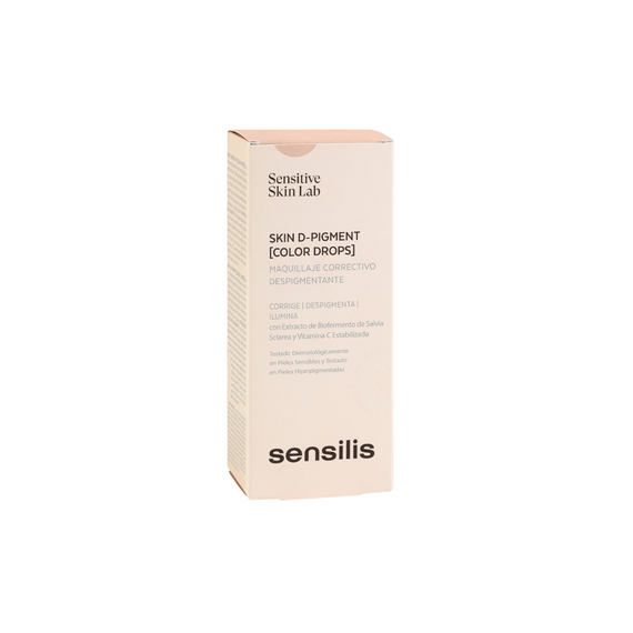 Sensilis Skin D-pigment Color Drops Maquillaje Correctivo Despigmentante 30 Ml Color 01 Beige  DERMOFARM
