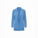 JACQUELINE DE YONG Chaquetas Mujer Blazer Largo Geggo Azure Blue
