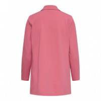 JACQUELINE DE YONG Chaquetas Mujer Blazer Largo Geggo Desert Rose