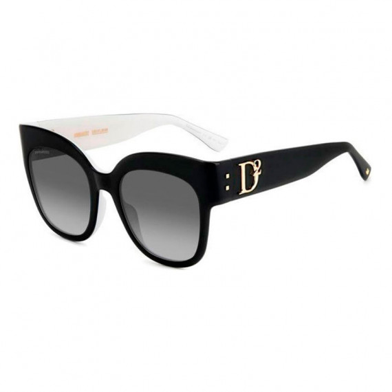 D2 0097/S 80S (9O) Black White  DSQUARED2 EYEWEAR